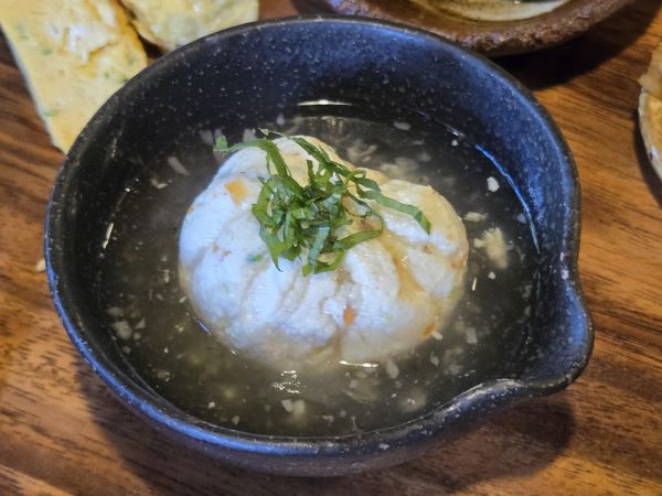 茶金豆腐のあんかけ