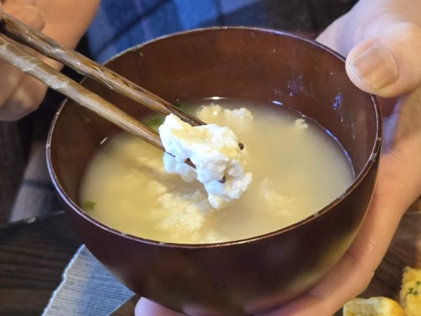 豆腐はやさしい味わい