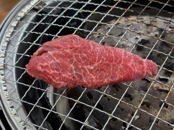 肉を載せていく